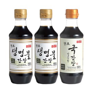 [신앙촌]간장 500mL 기획팩 1호