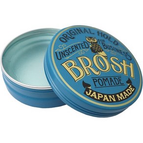 일본직발송 6. BROSH(브로쉬) BROSH (브로시) BROSH POMADE UNSCENTED 115G B07QR59ZJR, ONE SIZE_One Colo, 1개, 상세 설명 참조0