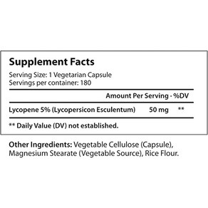 롱 라이프 뉴트리 라이코펜 50 mg 180 베지캡슐