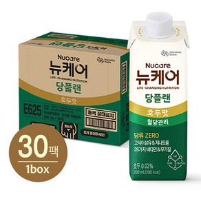 대상 뉴케어 당플랜 호두맛 200ml x 30팩, 30개