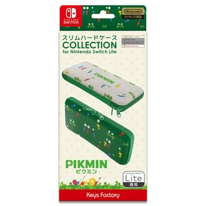 [닌텐도 라이센스 상품] 슬림 하드 케이스 COLLECTION fo Nintendo Switch Lite (피크민), 1개