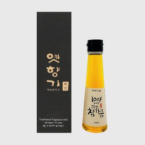 옛향기방앗간 참기름 /국내산/맛있고 고소한 저온압착 전통수제기름, 1개, 110ml