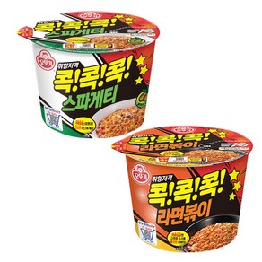 오뚜기 스파게티 큰컵 8개 + 오뚜기 라면볶이 큰컵 8개, 1개