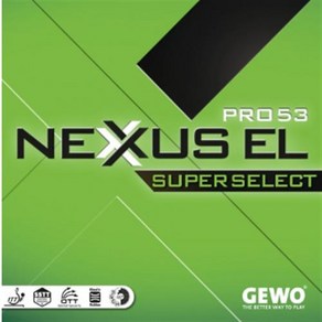 게보 GEWO 탁구러버 탁구 넥서스 NEXXUS SUPER SELECT EL PRO53