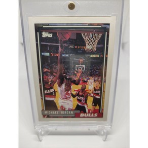 1992 Topps 141번 마이클 조던 Jodan 농구 레어 베이스 NBA 카드, 1개