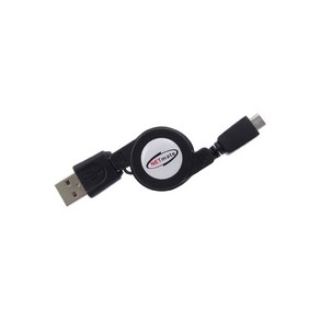 강원전자 NETmate NMC-UMB08R USB2.0 마이크로 5핀(Mico B) 자동감김 케이블, 1개