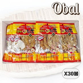 [오발] 얼짱맛쥐포30g 30봉 x1BOX(보민)