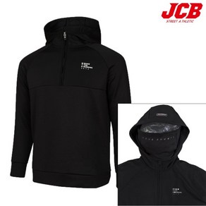 제이씨비 남아 마스크 폴리 기모 후드티 JBK8O710BSB