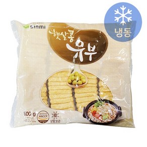 신미 냉동 유부 사각두포 500g 대용량 업소용 김밥속재료 국수우동고명 유부주머니전골, 10개, 10개