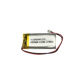 YJ 리튬폴리머배터리 KC인증충전지 3.7V YJ802040 600mAh, 1개, 1개입