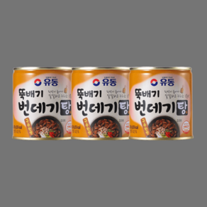 유동 뚝배기 번데기탕 구수한 맛 280g 3개 +얼큰한 맛 280g 3개, 없음, 1개