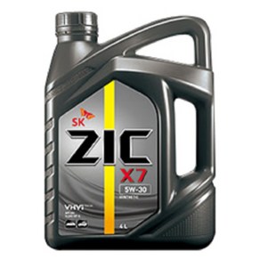 SK 합성 엔진오일 지크 X7 4L LPG 전용 가스차 ZIC 5W30, 1개