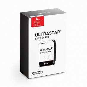 (포)Westen Digital 4TB Ultasta DC HC310 HUS726T4TALA6L4 패키지 (SATA3/7200/256M), 상세페이지 참조