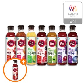 청정원 홍초 7종 900ml x 2개 +(증정)석류500ml