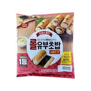 [다만세푸드] 동원 롤유부초밥 (새콤한맛) 254g, 4개