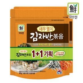 사조 대림선 김자반 볶음 야채 100g + 새우 멸치 100g, 2개