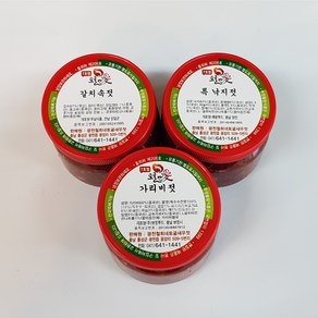 토굴 안애 광천 양념 젓갈 300g 젓갈 (1+1+1) 특별가 행사 (가리비젓+갈치속젓+낙지젓), 1세트