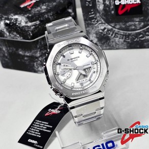 [정품]국내발송 지샥 지샥빅페이스 G-SHOCK 지샥시계 GM-2110D-7A 2100 시리즈 디지털 아날로그 팔각 스포츠 군인 남성 메탈시계 아웃도어시계 스포츠시계 군인시계