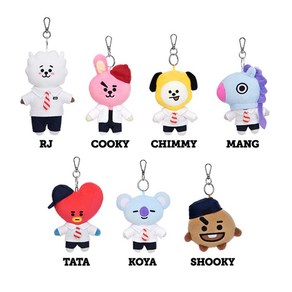 BT21 애프터스쿨 키링 인형 7종 택1, SHOOKY-8809547513255, 1개