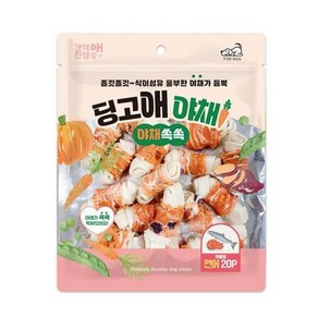 딩고애 마블링 딩고스틱 연어 20P, 1개