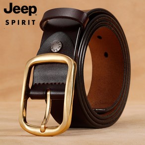 JEEPSPIRIT 정품 남성용 가죽 벨트 OM18CD996BT0349