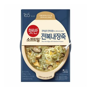 햇반 소프트밀 전복내장죽, 1개, 280g