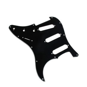 3 Ply Electric Guitar Pickguard Black Scratch Plate for Strat New