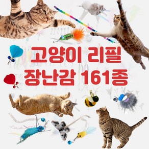 1분마켓 고양이 장난감 리필 161종 오로라 폼폼이 새 날개 깃털 필름 장난감 카샤 벌레 장난감 모음!, 98.잎롱이, 1개