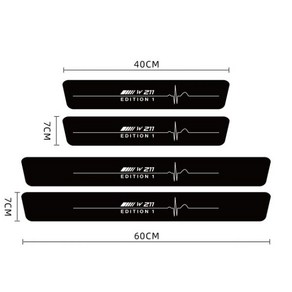 자동차 실내랩핑 카본 몰딩 보호대 마찰 방지 문짝 씰 스티커 메르세데스 벤츠 W210 W211 W212 W213 W214 에디션 1 E 클래스용, Fo Benz B-E W211