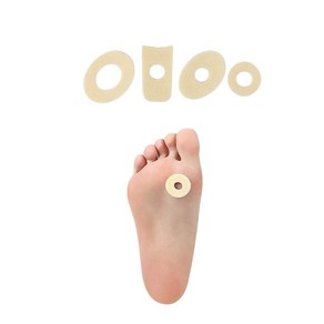 톡톡창고 발보호 패치 티눈 패드 굳은살 방지 물집 패드 발가락, U자형, 1개