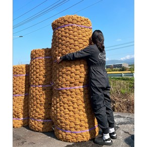 [야싸매트] 야자매트 식생매트 등산로매트 폭1.5M X 10M /고정핀 무료제공