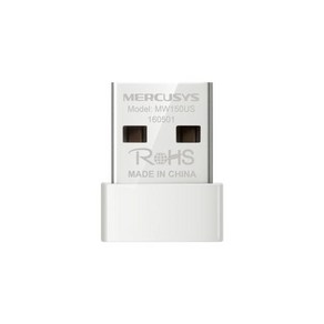 150Mbps 무선 나노 USB 랜카드 MW150US 머큐시스, 단품, 1개