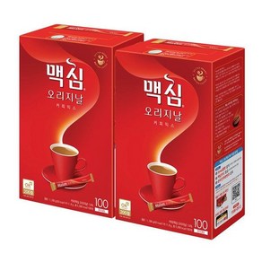 맥심 오리지날 커피믹스 100T+100T, 2개