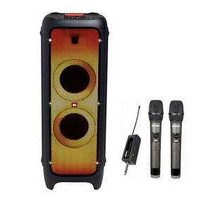 JBL PARTYBOX1000 대형 블루투스 스피커+무선마이크2개포함 BIK Pro50