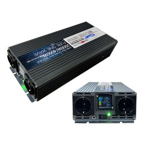 KDsafe 컬러LCD 인버터 2000W 24V 화물차 순수정현파 220V 20V-30V, 1개