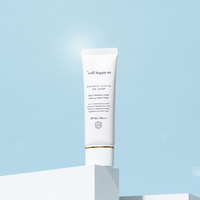 셀해피코 무기자차 톤업 선크림(SPF50+) 촉촉하고 순한 선크림, 1개