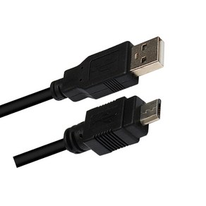 USB5핀케이블 2M 마이크로5핀 충전케이블 핸드폰 충전선 5P연결잭 RNX0018, 1개