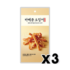 썬푸드 바베큐 오징어 안주간식 30g x 3개