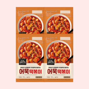 어묵 떡볶이 냉동 520g 4봉 자취 캠핑 필수템 간편식사, 4개