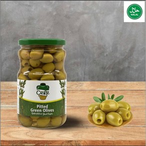 터키 세레 씨없는 그린 올리브 Tukey Pitted Geen Olives, 1개, 670g