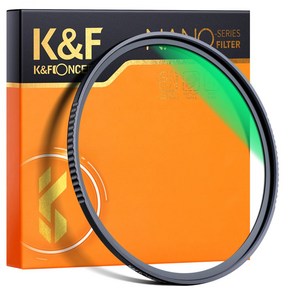 K&F CONCEPT NANO-X Slim MRC UV 필터 8K AGC Glass Optic 발수 발유 코팅 62mm