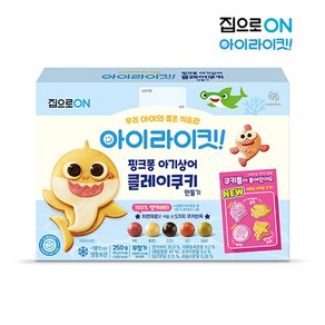 [KT알파쇼핑]핑크퐁 아기상어 클레이 쿠키 만들기 250g x 2개