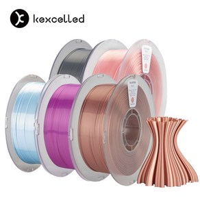 켁셀드 실크 PLA 필라멘트 고속 3D프린터 K5 Silk Filament 1kg, 스킨