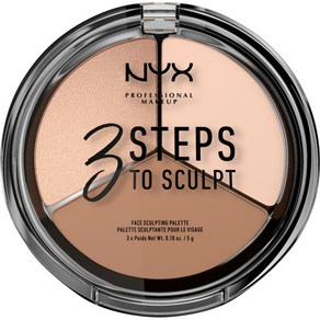 NYX 닉스 프로페셔널 3스텝 컨투어링 파우더 01 페어 15g, 1개