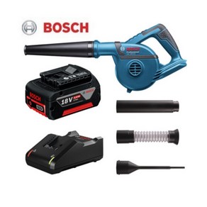 BOSCH 보쉬 18V 충전송풍기 GBL18V-120-배터리 5.0Ah 충전브로워 무선부로와 충전배풍기 무선송풍기 무선브로워 무선청소기 보쉬청소기, 1세트