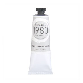 [갬블린] 1980 유화 물감 37ml, 835 TRANSPARENT WHITE (1)