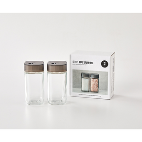 [MODERN HOUSE 중계점] 클리어 사각 유리양념병 100ml 2P세트 KC0723006, 색상:옵션없음, 1세트