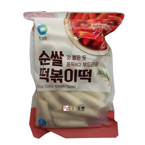 청정원 순쌀떡볶이떡(냉장) 500g