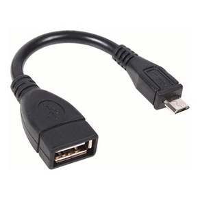 모바일 USB OTG 케이블(블랙) 0.1m 넷매이트NM-OTG01K, 본상품선택, 1개