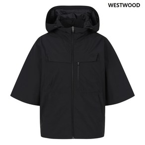 웨스트우드 WESTWOOD 반소매 디자인으로 트렌디한 여성 포켓 포인트 방풍 바람막이 자켓 2컬러